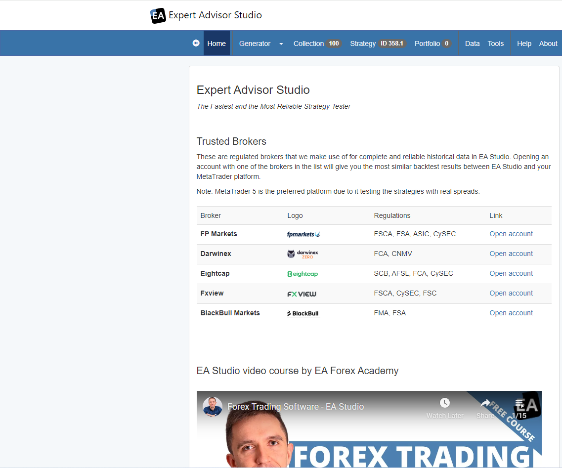 EA Studio Brokers