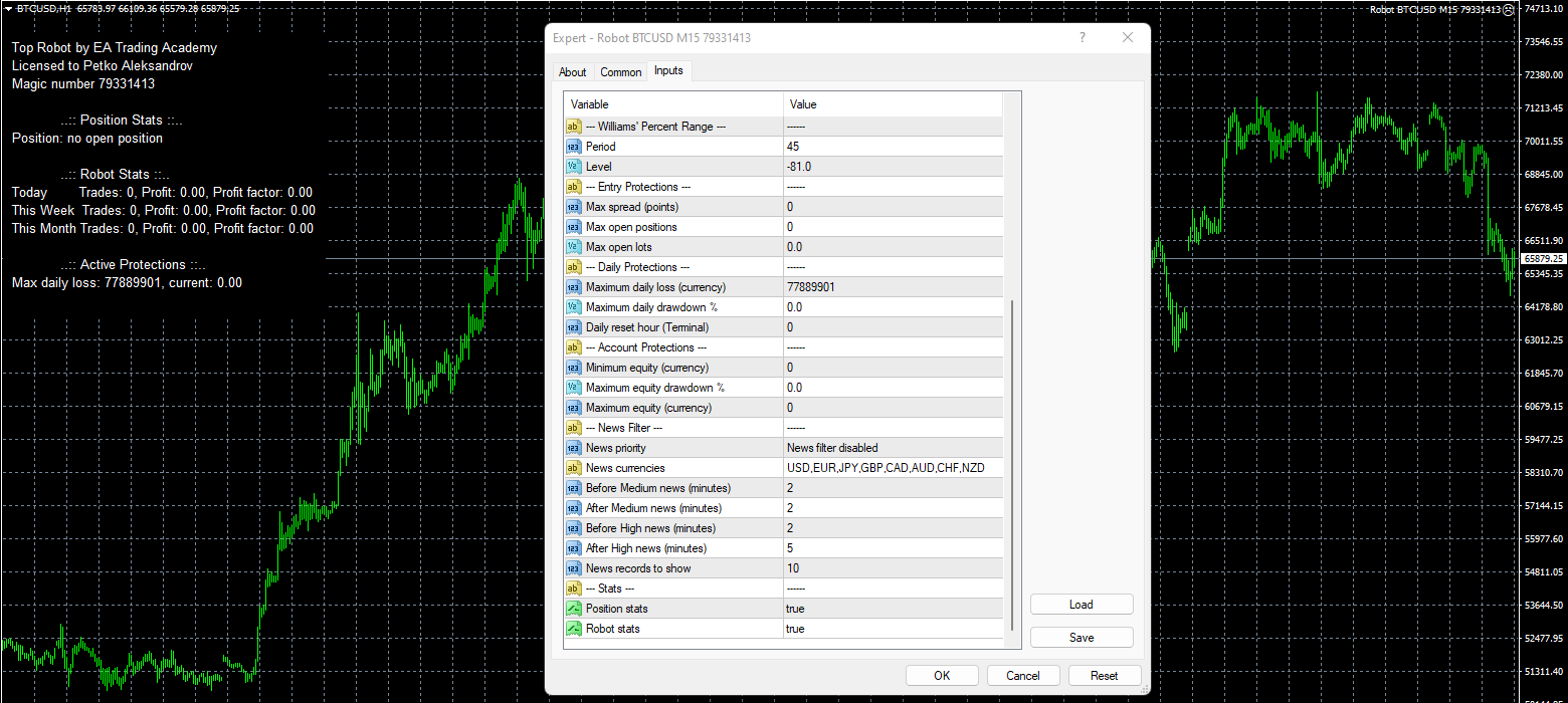 BTC Robots Settings 1